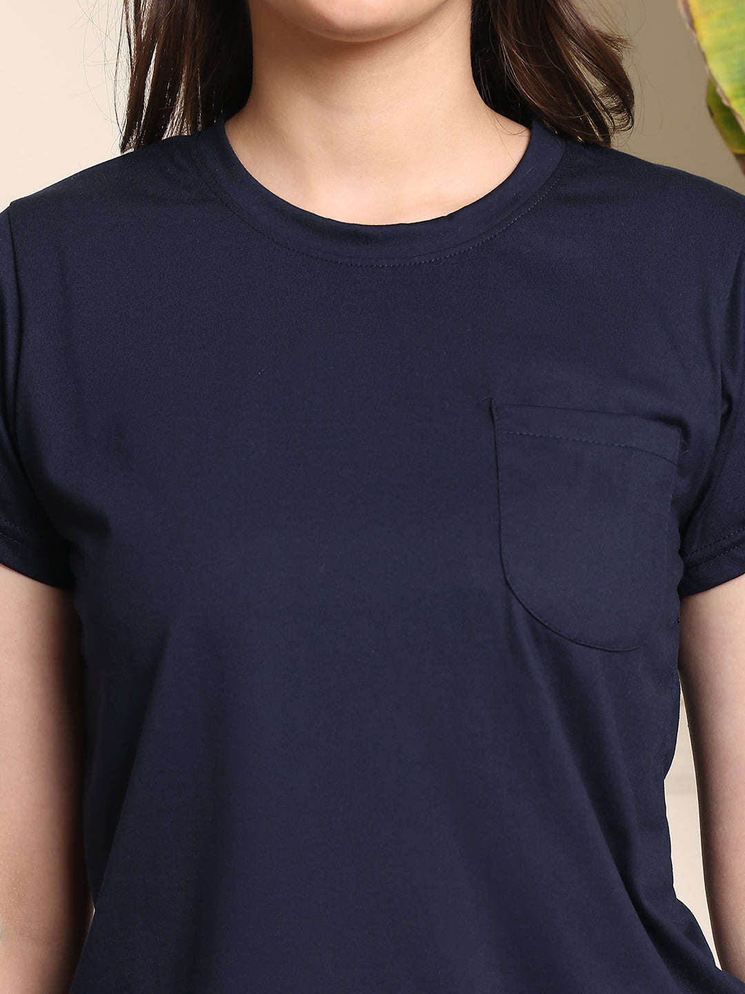 Blue Solid Viscose Rayon Night Suit for Women by Claura