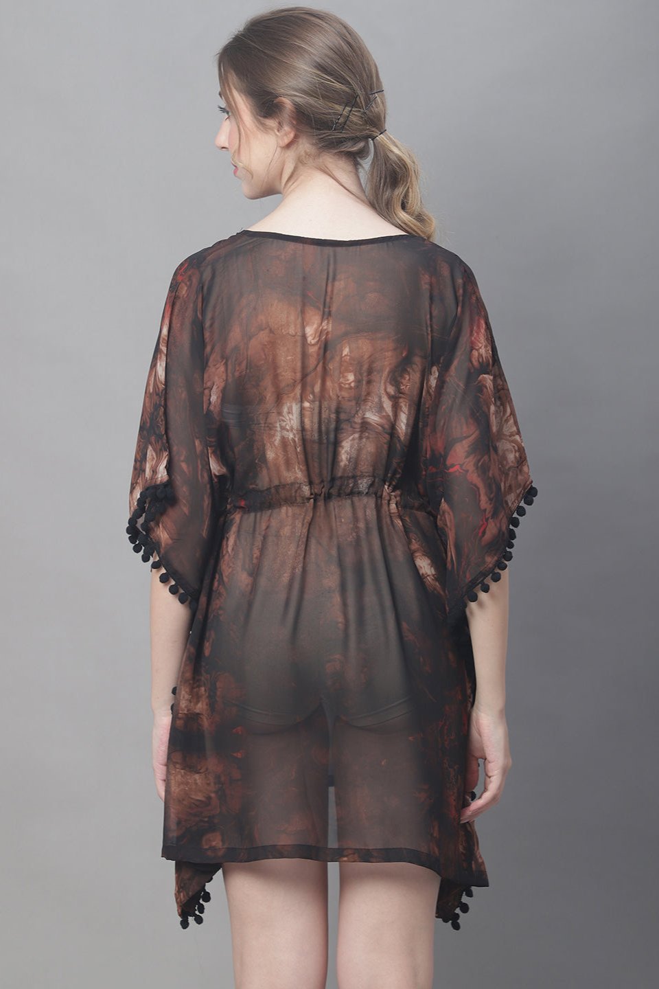 Brown Bikini Dress Side View