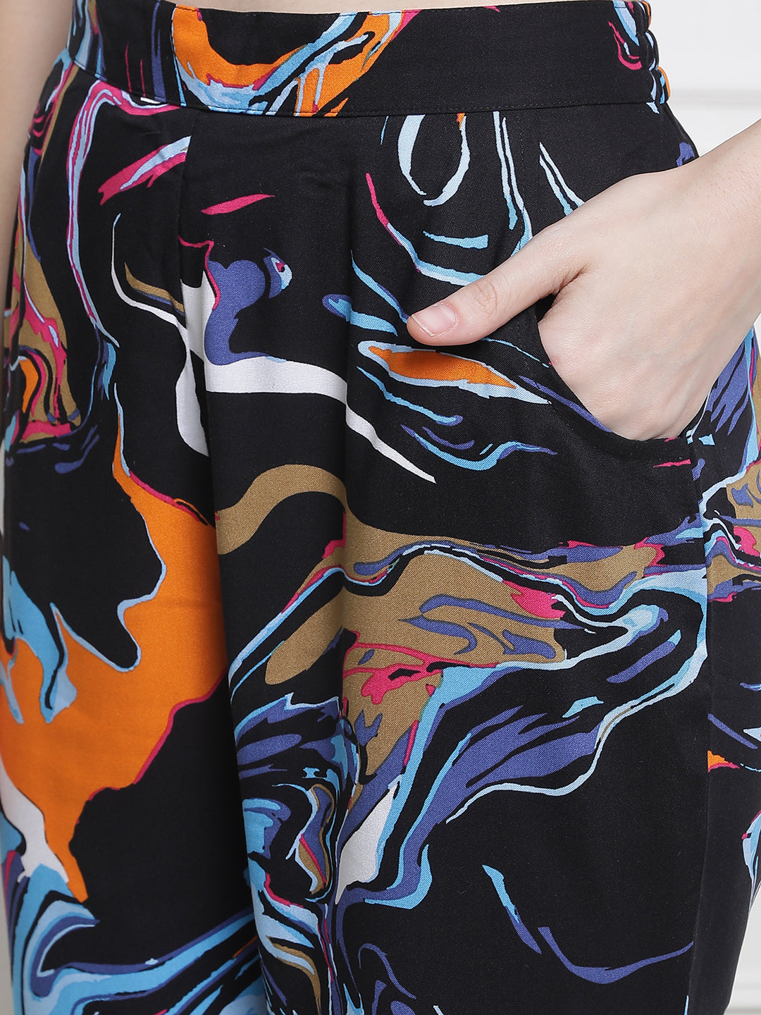 Black Rayon Co-Ord Set for Women | Claura
