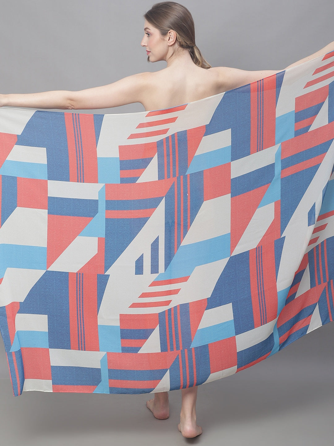 Resort look – Solid Blue Beach Dress for Vacation