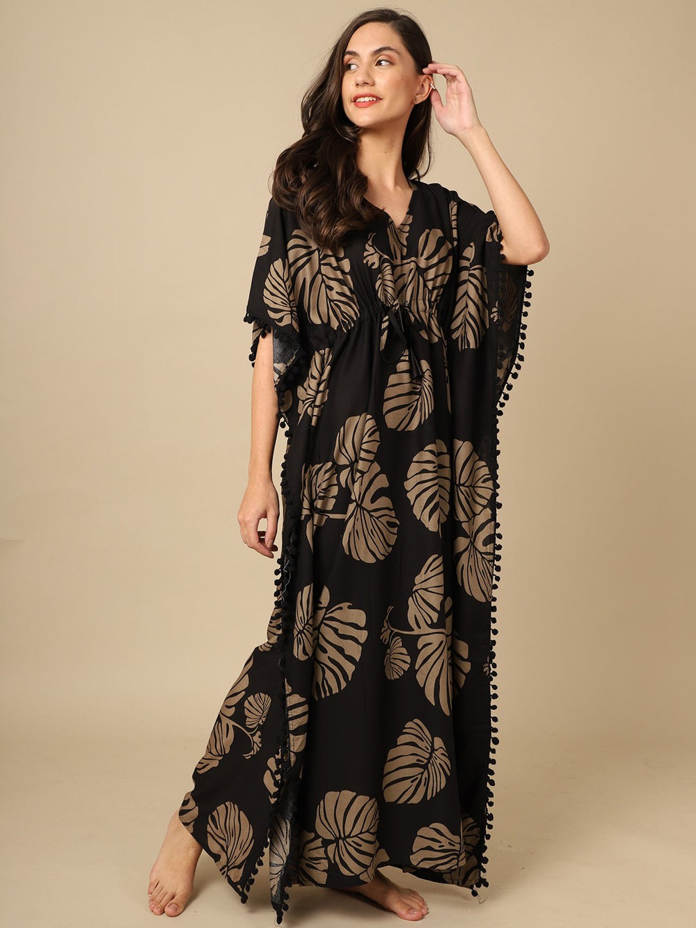 Knit Kaftan Dress